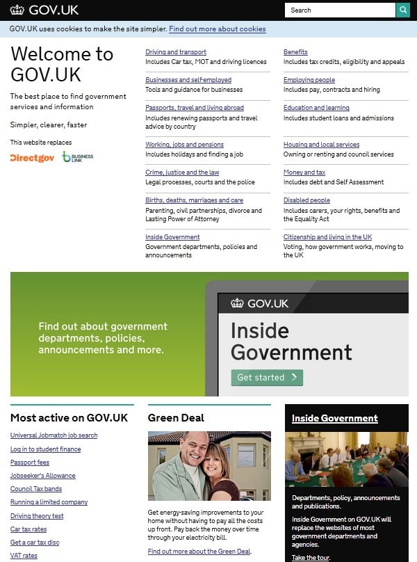 英國(guó)政府的一個(gè)“簡(jiǎn)陋”的網(wǎng)站獲頒年度設(shè)計(jì)大獎(jiǎng)